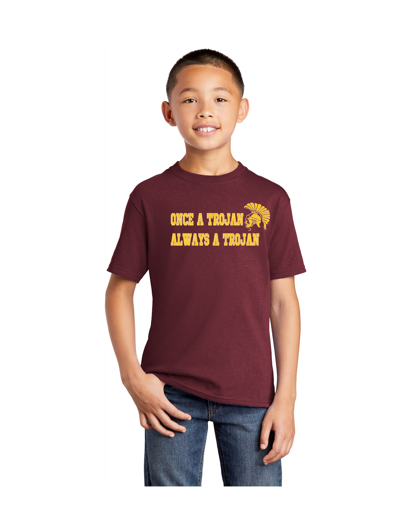 Youth Tee- Once A Trojan