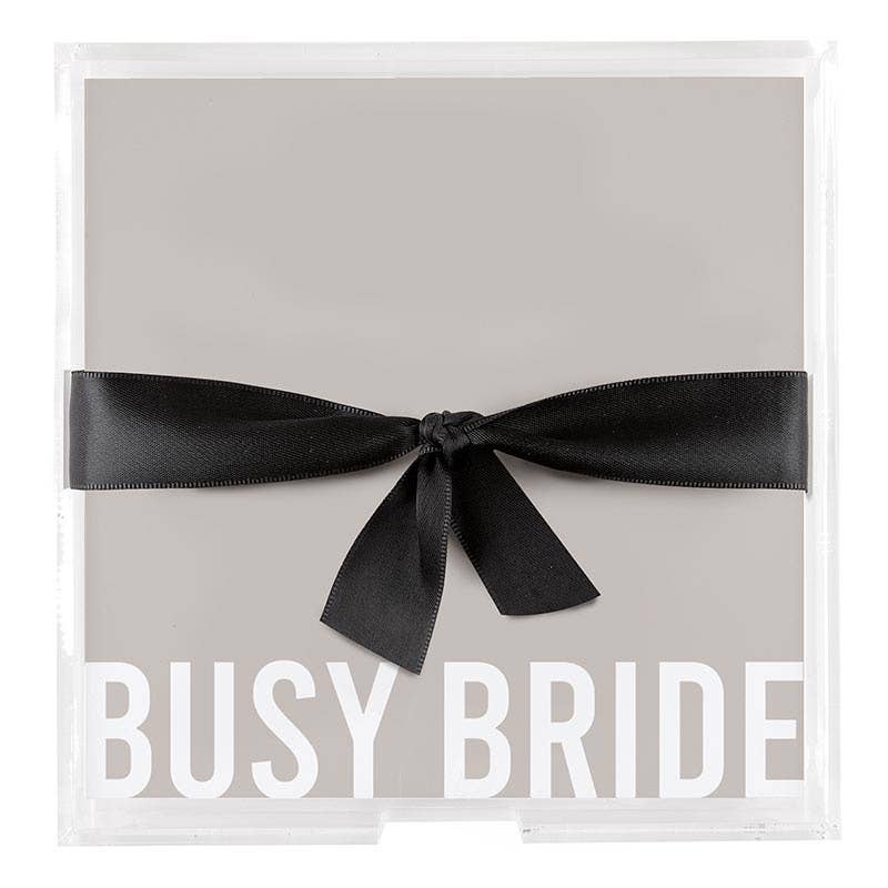 6" Acrylc+PprFill-Busy Bride