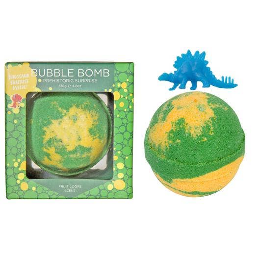 Dino Surprise Bubble Bath Bomb with Kids Toy in Gift Box
