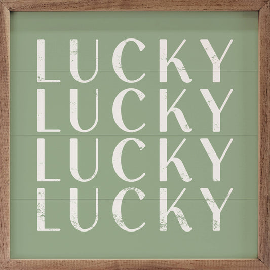 Repeat Lucky Green: 4 x 4 x 1