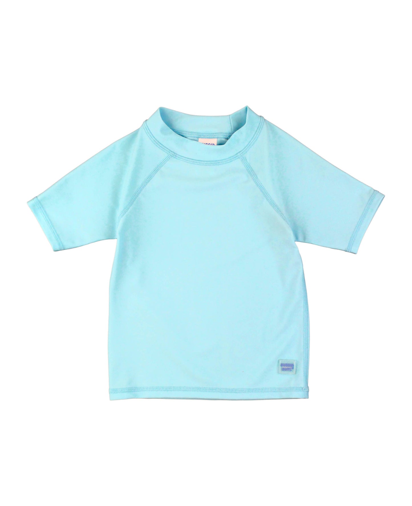 Tropical Breeze Short Sleeve Rash Guard: 12-18m / Blue