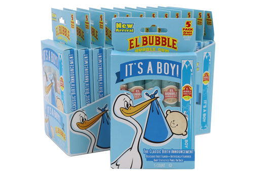 Bubble Gum Cigar, It's A Boy 5pk,