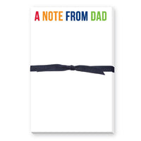 A NOTE FROM DAD LARGE NOTEPAD