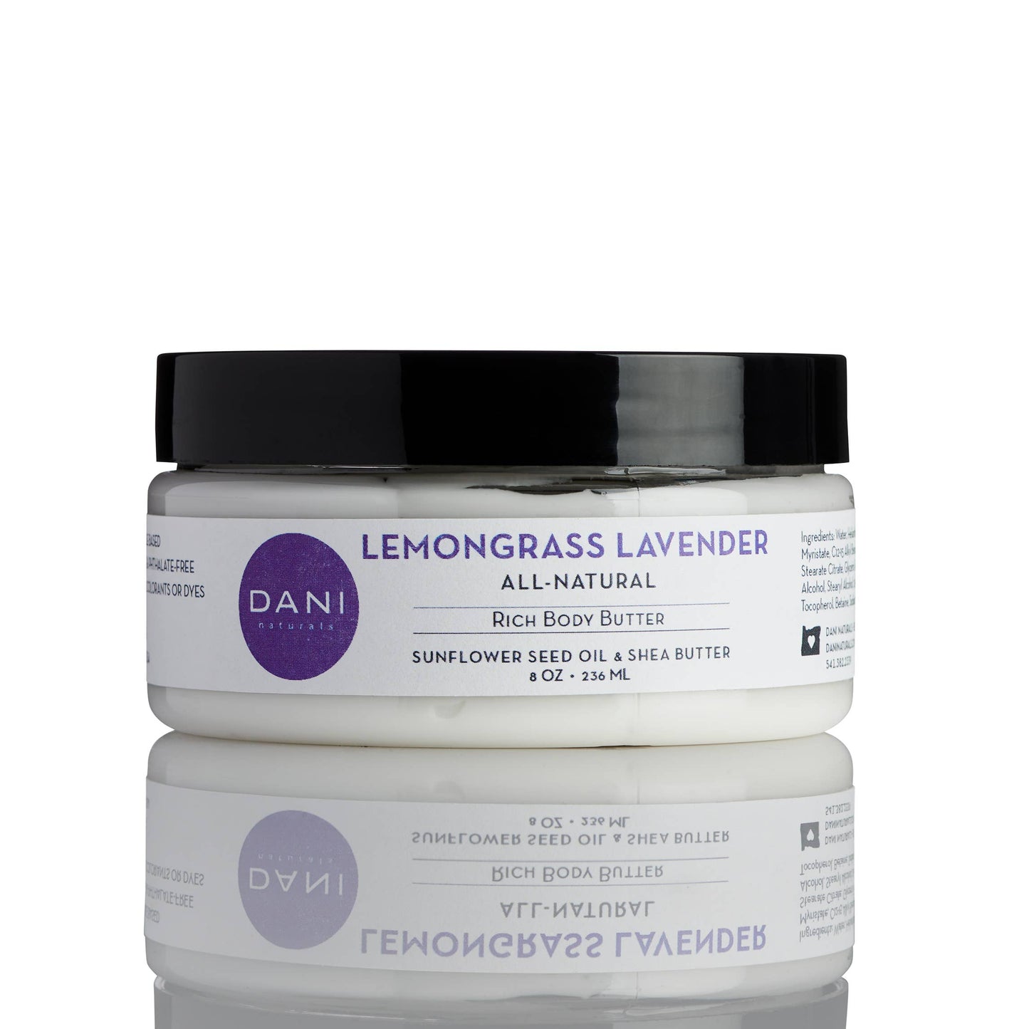 8oz Body Butter, Lemongrass Lavender