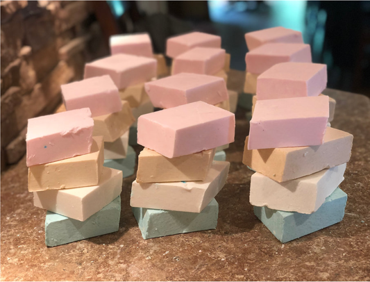 Unwrapped Amish Farms Soap Bars -Colored Bar + Wildflower