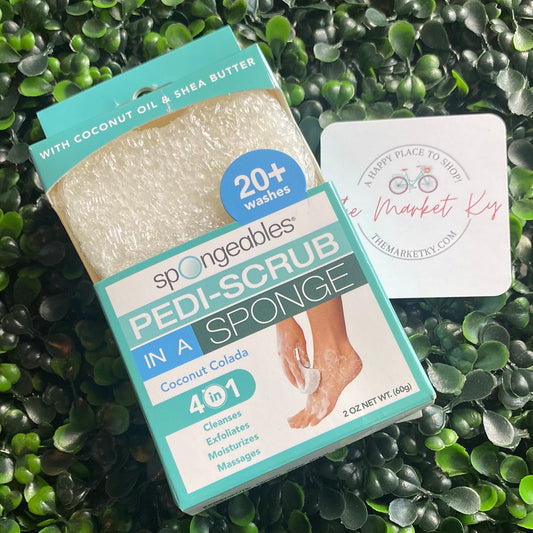 Pedi-Scrub in a Sponge- Coconut Colada