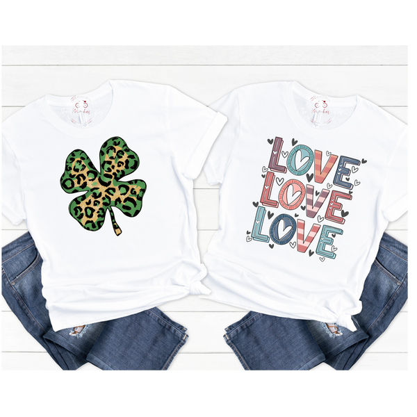Lucky Leopard or LOVE Special Tee